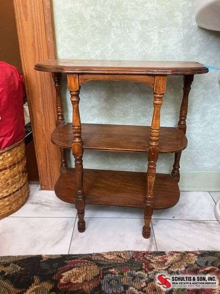 Half end table