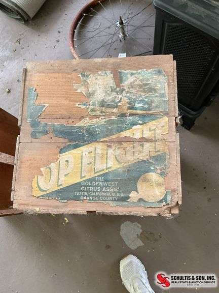 Antique fruit crates ￼