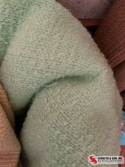 Two standard size, blankets, yellow, and
