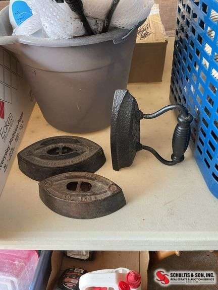 Antique sad irons