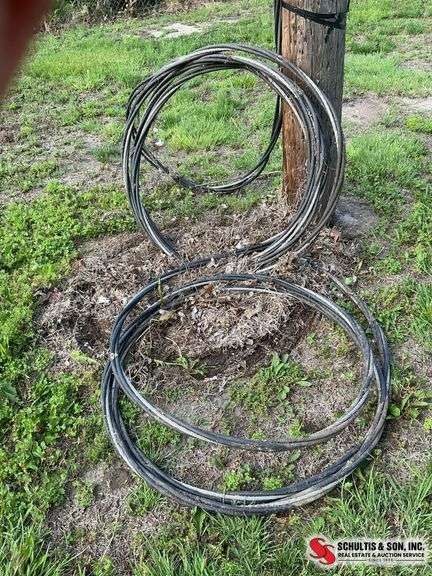 Outside power cable carried three phase to building approximately 115 feet will have taken down