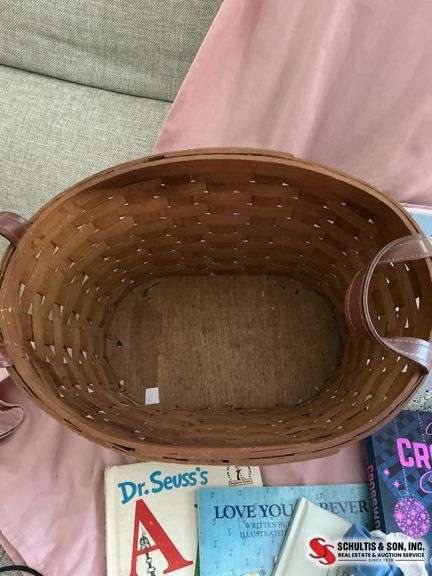 Children books, basket