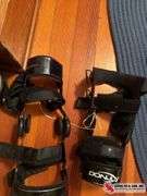 Exercise ball and shoes for broken bones