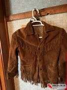 Leather women’s western jacket