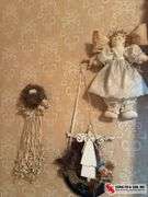 Angel wall decor and ceramic