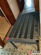 3 plastic tables that stack to make a shelving unit