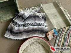 Rugs, small used dog bed, Afghan and Reggie’s