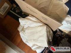 White and colored bedsheets and pillowcases ￼
