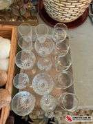 Crystal wine glassware