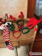 Santa hats- reindeer headbands-elf socks ￼