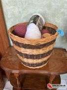 Basket of yarn