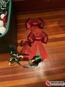 glittery bows- Styrofoam balls- pics- ribbon and more ￼