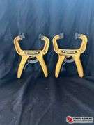 Barb wire art & quick-grip clamps