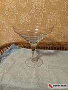 Big glass wine jar - giant martini glass - 2 hurricane vases - ￼ red vase ￼￼