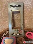 Picture stand- wall hanging- hat pins - trinket boxes - handkerchiefs - socks ￼￼