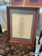 wallhangings and a beautiful lace tablecloth ￼