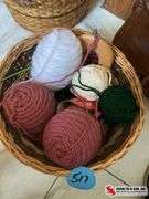 Basket of yarn