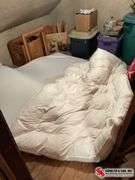 downfi￼lled pillow bed topper, and one foam pillow bed topper for full beds