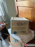 three drawer Sterilite storage container ￼ contents included ￼