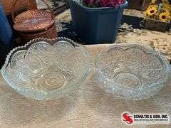 Vintage glass bowls