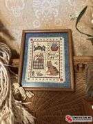 mop doll- wall hanging- 2 heart shaped punchers- vase with artificial flowers- 2 ￼trinket containers
