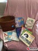 Children books, basket