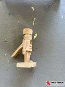 Small wooden nutcracker and small cradle