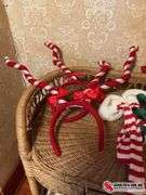 Santa hats- reindeer headbands-elf socks ￼