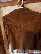Leather women’s western jacket