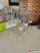 Crystal wine glassware