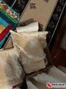 Place mats- dolies- holiday tablecloths- table runners- round table with coverings and glass (20”X 2