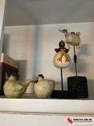 Three chicken decorative boxes