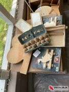 Wooden cut out things for painting
