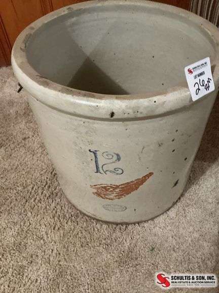 12 gallon red wing crock