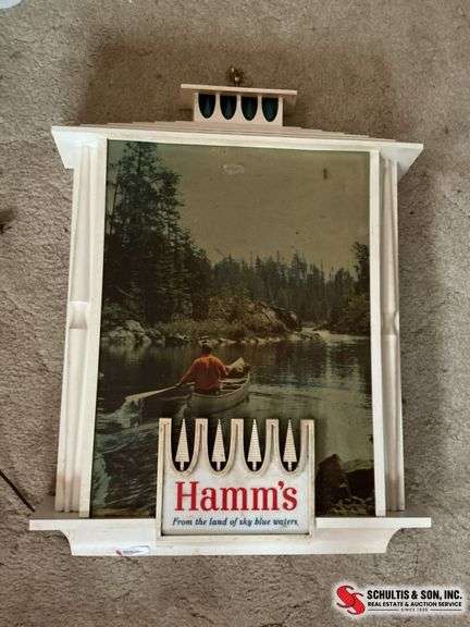 Hamms beer, rare, vintage light ￼