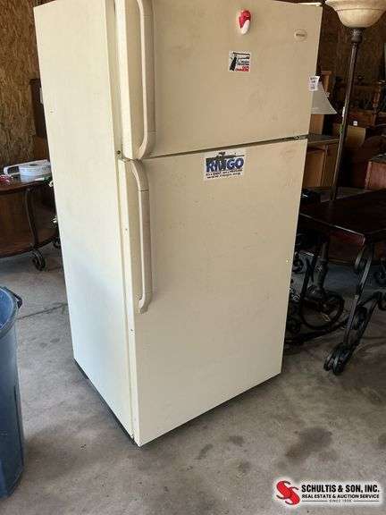Frigidaire upright refrigerator freezer