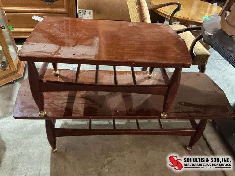 Retro coffee table and end table