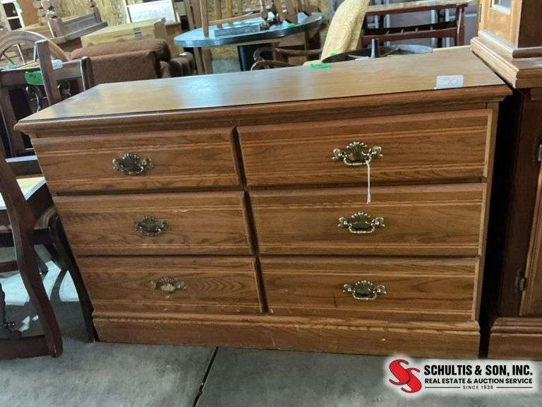 Buffet or cabinet with six drawers made in North Carolina
