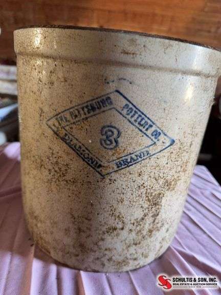 Pittsburgh Diamond 3 gallon crock