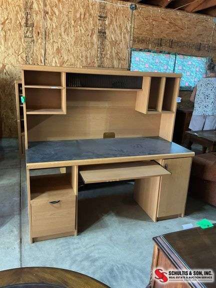 computer desk (60”W X 24”D X 56”H )