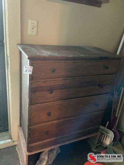 smaller dresser, four drawers