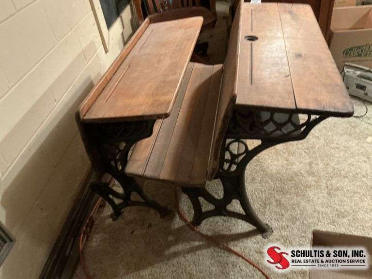 Antique desk, Oak probably from a old one room school house