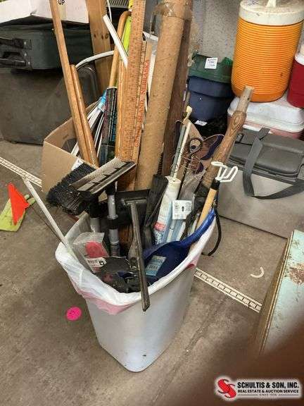 Waste can with many items in it - SCHULTIS & SON, INC.