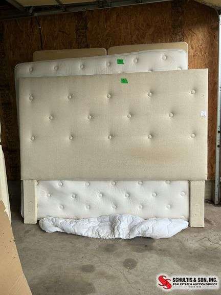 Deluxe king size bed￼.  STEARNS&FOSTer mattress.