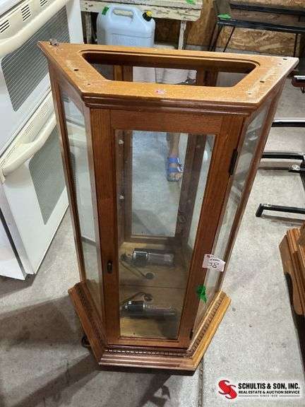 Top of a China hutch