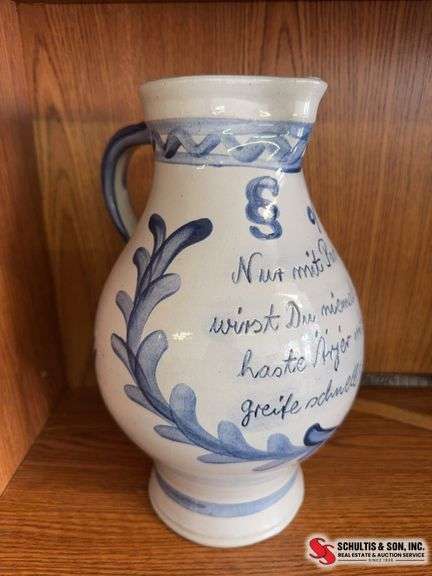 12 in GERMAN BEMBEL PITCHER