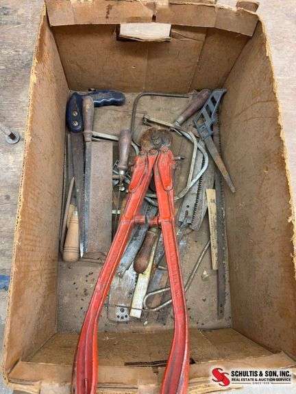Bolt cutters   Saws. Other misc tools