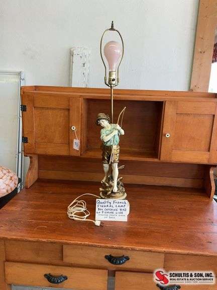 Quality French Figural lamp 