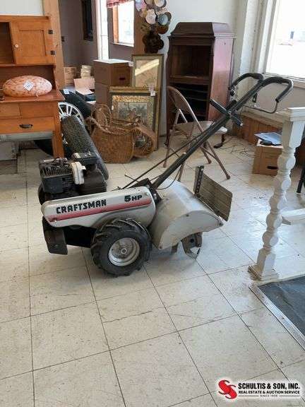 Craftsman rear tine tiller 5HP