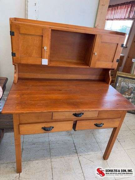 Possum belly pine cabinet